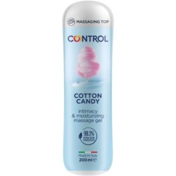 CONTROL - GEL DE MASAJE CON SABOR A ALGODÓN DE AZÚCAR 3 EN 1 200 ML