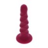 GET REAL - DONG ACANALADO DE 12 CM ROJO