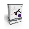 GET REAL - ARNÉS DE ENCAJE CON CORREA MORADO