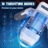GAME CUP - MASTURBADOR MASCULINO CON VIBRACIÓN Y FUNCIÓN CALOR CON SOPORTE PARA MÓVILES - NEGRO
