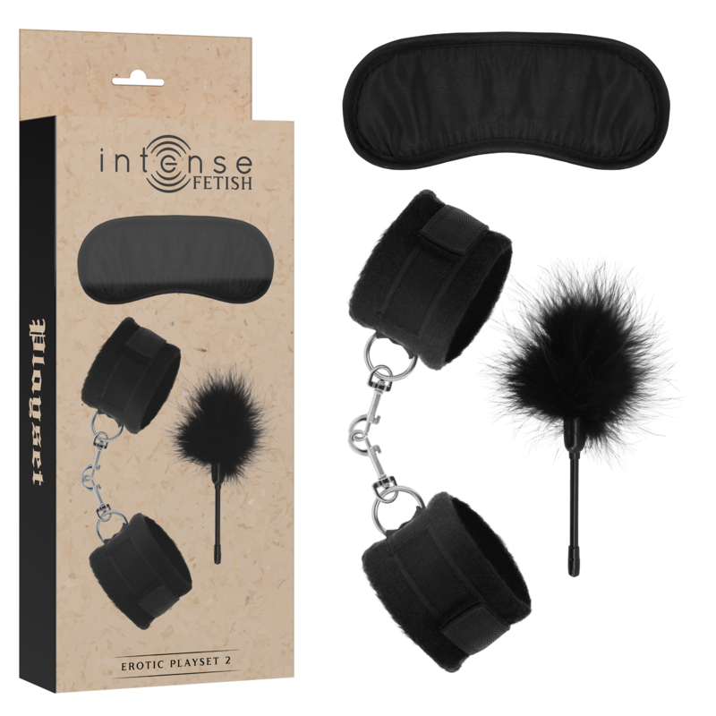 INTENSO - JUEGO ERÓTICO FETICHE 2 CON ESPOSAS, MÁSCARA Y COSQUILLEO