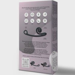 VIBRADOR CURVO SNAIL VIBE NEGRO