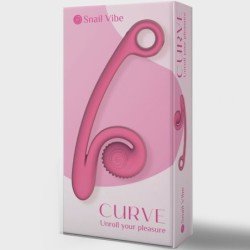 VIBRADOR CURVO SNAIL VIBE ROSA