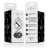 INTENSE - PLUG ANAL METAL CON CRISTAL NEGRO TALLA L