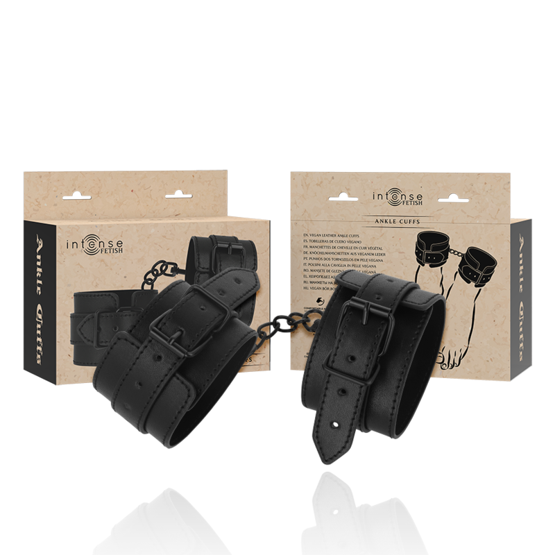INTENSE - TOBILLEROS DE CUERO VEGANO FETICHE