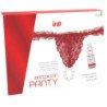 INTT LANZA - BRAGUITA ROJA BRASILEÑA CON PERLAS Y GEL LUBRICANTE 50 ML