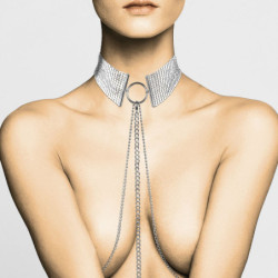 BIJOUX INDISCRETS - COLLAR DE DESEO METÁLICO DE PLATA