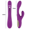 INTENSO - VIBRADOR MULTIFUNCIÓN RECARGABLE APOLO 7 VIBRACIONES CON MOVIMIENTO OSCILANTE MORADO