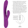 INTENSO - VIBRADOR MULTIFUNCIÓN RECARGABLE APOLO 7 VIBRACIONES CON MOVIMIENTO OSCILANTE MORADO