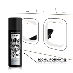 BLACK HOLE - REPARADOR ANAL RELAJADO A BASE DE AGUA CON ÁCIDO HIALURÓNICO 100 ML