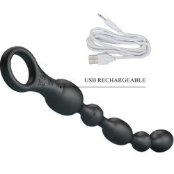 PRETTY LOVE - BOLAS ANALES VAN 10 VIBRACIONES DE SILICONA RECARGABLE