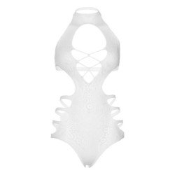 LEG AVENUE BODY DE ENCAJES TALLA UNICA - BLANCO