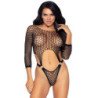 LEG AVENUE BODY TANGA DE MANGA LARGA TALLA UNICA NEGRO