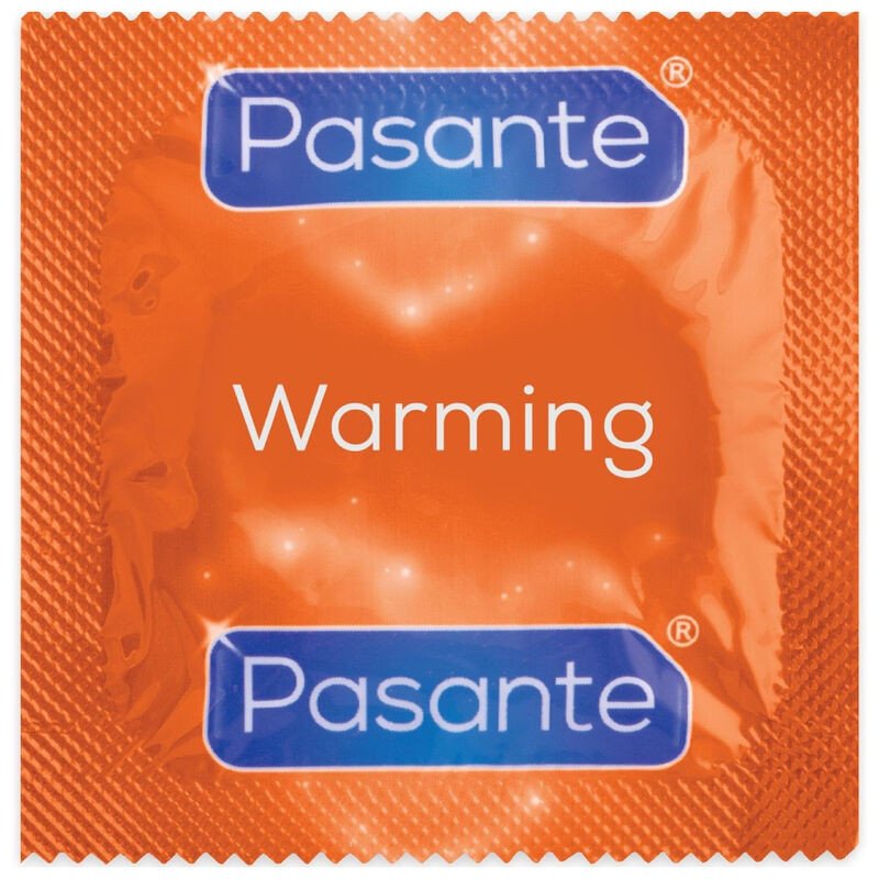 PASANTE - PRESERVATIVOS CON EFECTO CALIENTE, BOLSA DE 144 UNIDADES