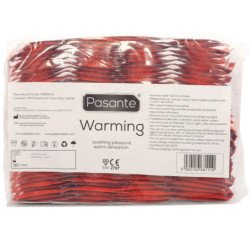 PASANTE - PRESERVATIVOS CON EFECTO CALIENTE, BOLSA DE 144 UNIDADES