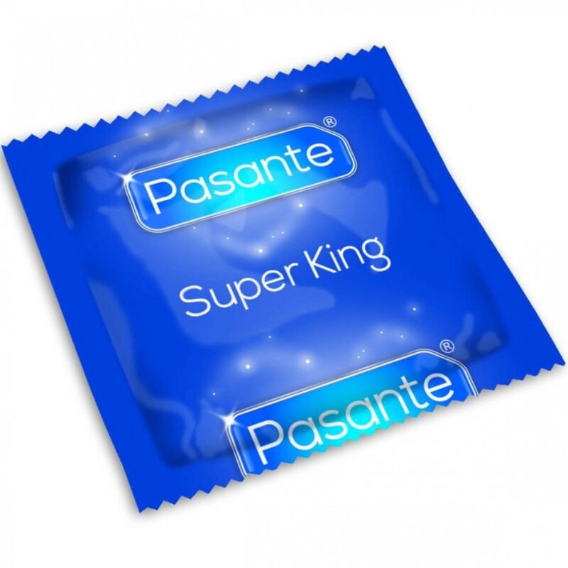 PASANTE - PRESERVATIVOS TAMAÑO SUPER KING, BOLSA DE 144 UNIDADES