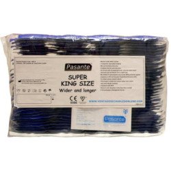 PASANTE - PRESERVATIVOS TAMAÑO SUPER KING, BOLSA DE 144 UNIDADES