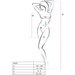 PASSION - BS097 BODY ROJO TALLA ÚNICA