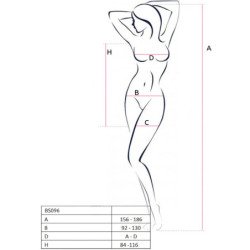 PASSION - BS096 BODY BLANCO TALLA ÚNICA
