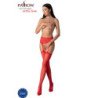 PASIÓN - S028 MEDIAS ROJAS CON LIGUERO TALLA ÚNICA