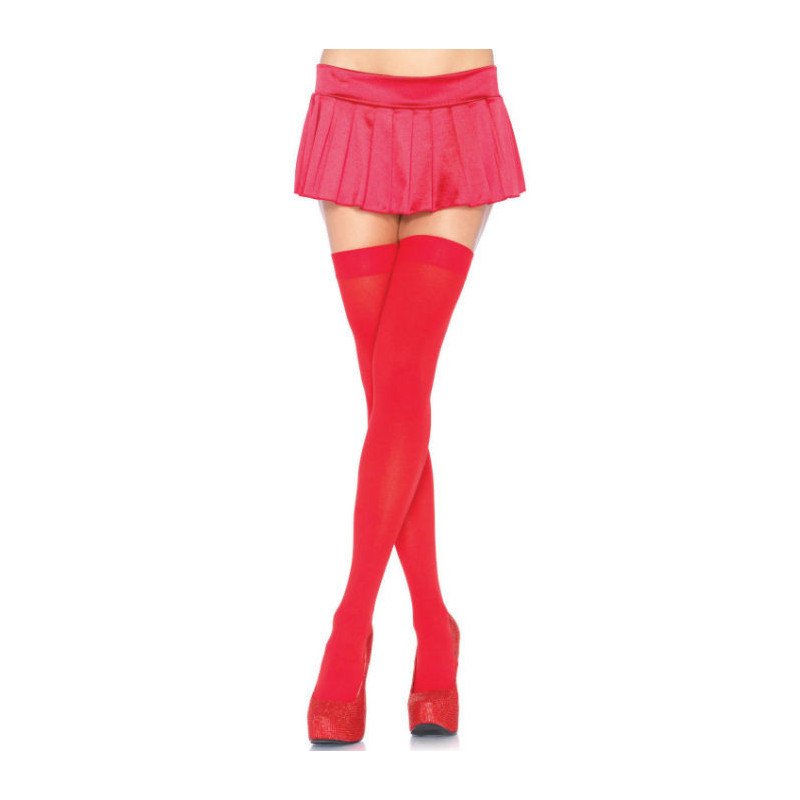 LEG AVENUE MEDIAS OPACAS ROJO