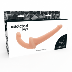 JUGUETES PARA ADICTOS - DILDO CON ARN SIN SOPORTE NATURAL