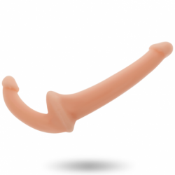 JUGUETES PARA ADICTOS - DILDO CON ARN SIN SOPORTE NATURAL