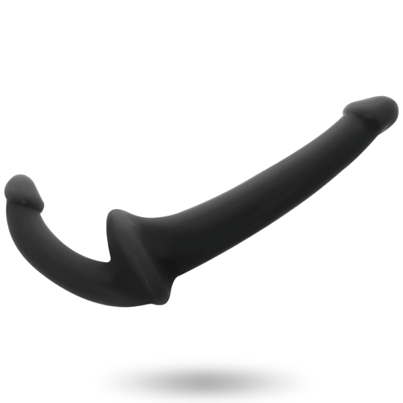 JUGUETES ADICTOS - DILDO CON ARN SIN SUJECIÓN NEGRO
