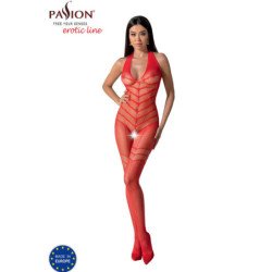 PASSION - BODY STOCKING ROJO BS100 TALLA ÚNICA