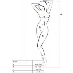 PASSION - BS099 BODY BLANCO TALLA ÚNICA