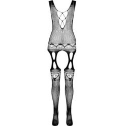 PASSION - BS099 BODY STOCKING NEGRO TALLA ÚNICA