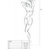 PASSION - BS099 BODYSTOCKING NEGRO TALLA UNICA