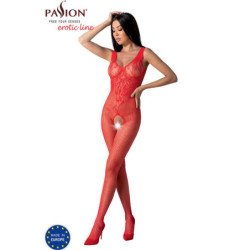 PASIÓN - BS098 BODY STOCK ROJO TALLA ÚNICA