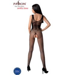 PASSION - BS098 BODY STOCKING NEGRO TALLA ÚNICA