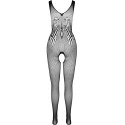 PASSION - BS098 BODY STOCKING NEGRO TALLA ÚNICA