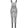 PASSION - BS098 BODY STOCKING NEGRO TALLA ÚNICA