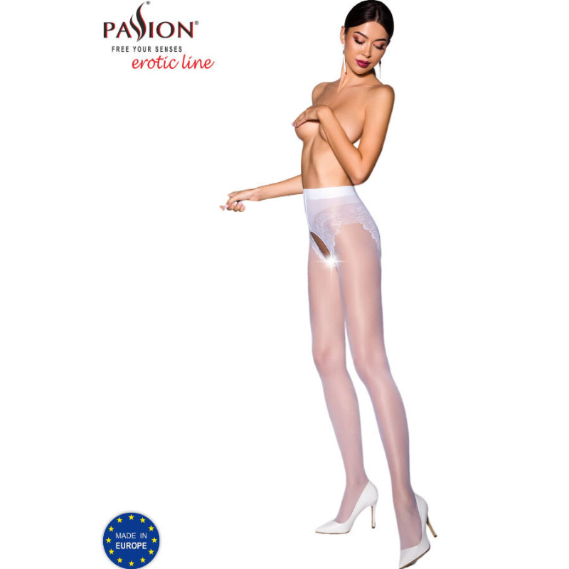 PASSION - TIOPEN 006 MEDIAS BLANCAS 3/4 30 DEN