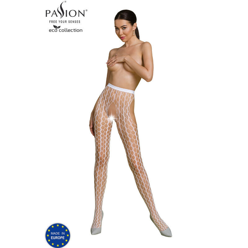 PASSION - COLECCIÓN ECOLÓGICA BODY STOCKING ECO S007 BLANCO