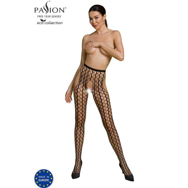 PASSION - COLECCIÓN ECOLÓGICA BODY STOCKING ECO S007 NEGRO