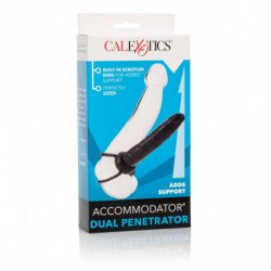 CALEXOTICS - ACCOMMODATOR DOBLE PENETRADOR NEGRO