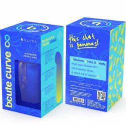B SWISH - VIBRADOR RECARGABLE DE SILICONA AZUL INFINITE CLASSIC EDICIÓN LIMITADA BCUTE CURVE