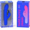 B SWISH - VIBRADOR RECARGABLE CLÁSICO INFINITO BWILD BUNNY DE SILICONA AZUL