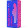 B SWISH - VIBRADOR RECARGABLE CLÁSICO INFINITO BWILD BUNNY DE SILICONA AZUL