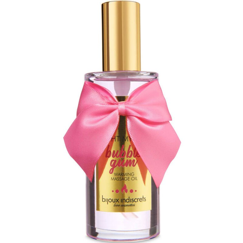 BIJOUX - INDISCRETS LIGHT MY FIRE ACEITE DE MASAJE CON EFECTO CALOR SABOR A CHICLE