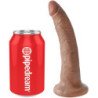 KING COCK - PENE REALISTA DE 17,5 CM COLOR CARAMELO