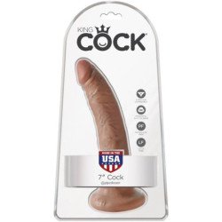 KING COCK - PENE REALISTA DE 17,5 CM COLOR CARAMELO