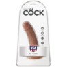 KING COCK - PENE REALISTA DE 15 CM CARAMELO
