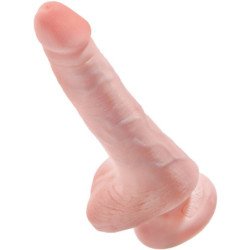 KING COCK - PENE REALISTA CON TESTÍCULOS 13,5 CM LIGERO