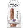 KING COCK - PENE REALISTA CON TESTÍCULOS 13,2 CM CARAMELO