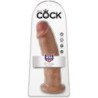 KING COCK - PENE REALISTA DE 24 CM CARAMELO